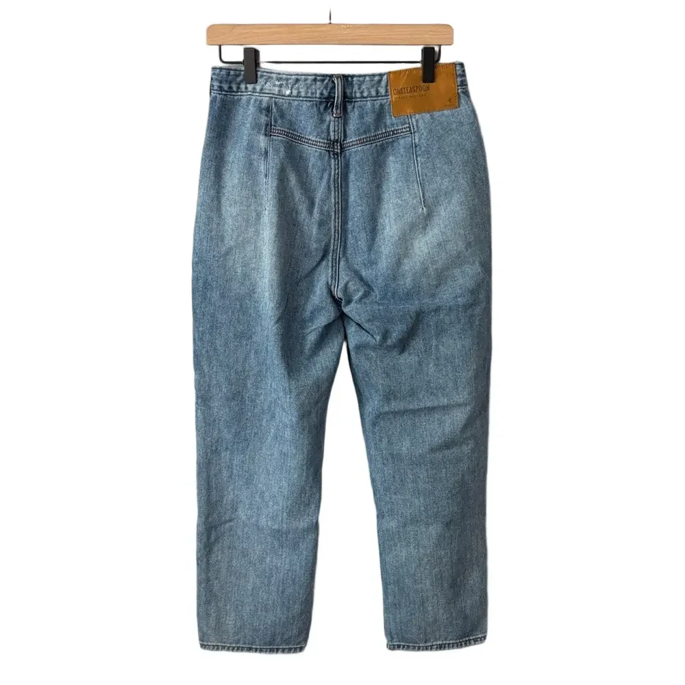 One Teaspoon Streetwalker Y2K High Rise Pleated Balloon Medium Wash Jeans